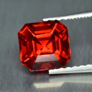 1,50Ct Octagan, attraktiver funkelnder 100% natürlicher Rhodolith Granat _Tansania - Bild 1 von 1