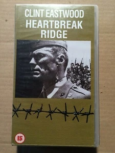 CLINT EASTWOOD - HEARTBREAK RIDGE - VHS - ca. 124 min. - englisch (20) - Picture 1 of 3