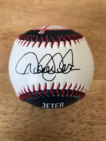 DEREK JETER 2003 NY NEW YORK YANKEES LOGO STEINER SPORTS RARE BASEBALL ⚾️ BALL Cover