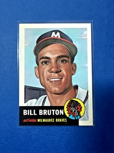 1953 Topps Baseball Archives #214 Bill Bruton RC - Milwaukee Braves - Picture 1 of 2