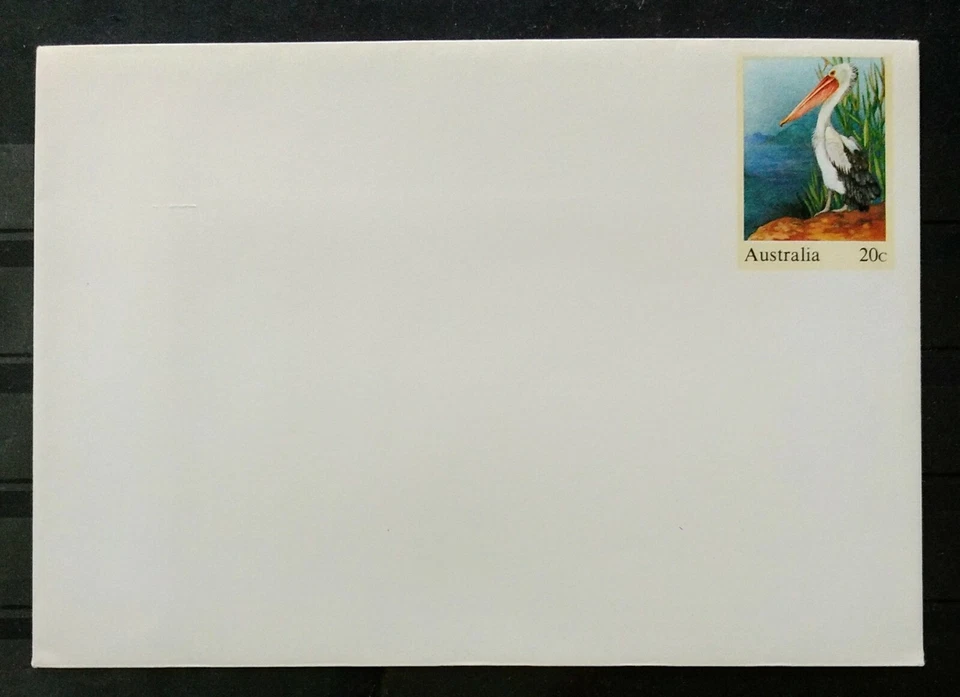 119.AUSTRALIA (20C) Pellicano 1978 Prestamped Busta Su Uccelli. MNH - Immagine 1 di 1