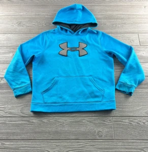 Under Armour Hoodie Blue Sweatshirt Sweater Performance Youth Size Large - Picture 1 of 8