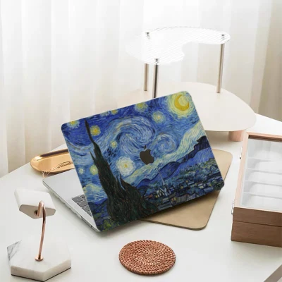 Starry Night Van Gogh MacBook Case Artistic Cover Pro Air 2025 M5 M4 Max 14" 16" - Image 1 of 4