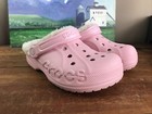 Crocs Baya Fleece Lined Light Pink Womens 6