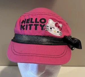 SANRIO Hello Kitty Pink Hat With Bow Y2k - Picture 1 of 7