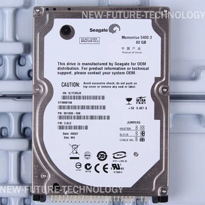 For Seagate (ST980815A) 80 GB HDD 2.5" 8MB 5400 RPM IDE Laptop Hard Disk Drive - Picture 1 of 2