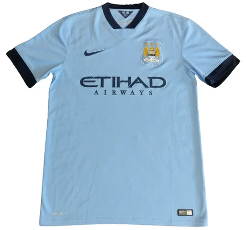 Manchester City 2014 2015 home FOOTBALL SOCCER SHIRT JERSEY TRIKOT NIKE MEN m Cover