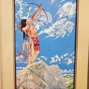 Farbdiagramme Skyhunter Indianer Richard Luce Kunst Kreuzstich Diagramm 10601 - Bild 1 von 5