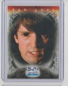 Buffy Men of Sunnydale TV Show Trading Card #80 Bad Guys Nathan Fillion Caleb