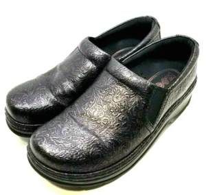 KLOGS Balance Maxum Slip Resistant Non Marking Leather Clogs Women's 9M (GG5) - Picture 1 of 5