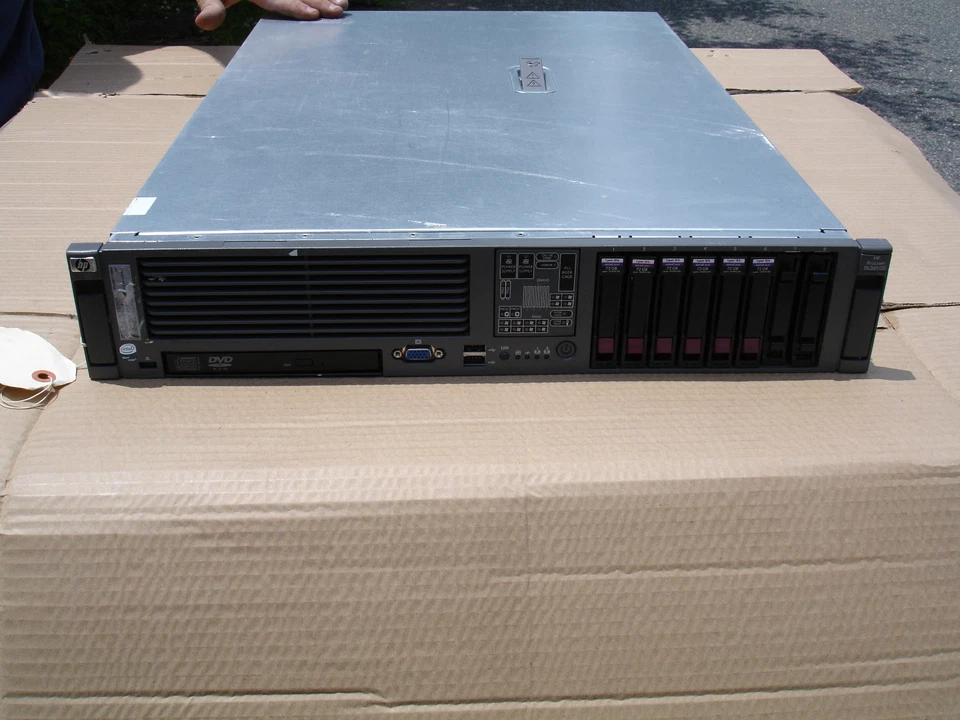 HP ProLiant DL380 G5 2.0GHz Quad Core X5130 4GB RAM 6x72GB 10K HD 2.5" - Image 1 of 4