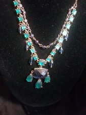 Style Necklace Green Vintage