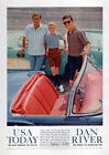 1958 Chevy Corvette Original Dan River Shirts Color Print Ad