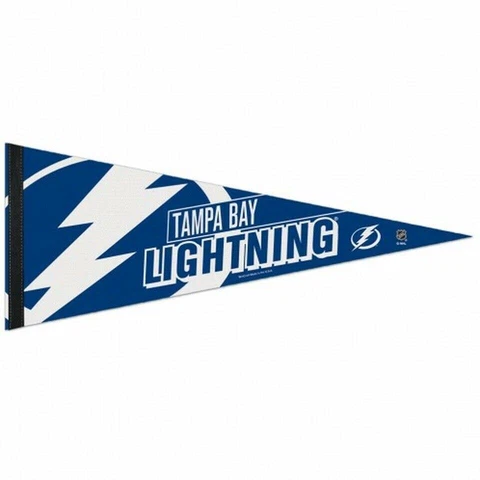 Tampa Bay Lightning 12x30 Premium Wool Pennant [NEW] NHL Sign Banner Wall Cave Cover