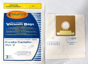 15 Eureka Style V Canister Vacuum Bags 52358 576898 52358A 6865 54923-10 - Picture 1 of 1