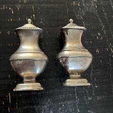 Vintage English Silver Plated SALT & PEPPER SHAKERS