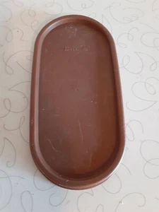 Tupperware Modular Mates Lid Brown Oval Replacement - Picture 1 of 2