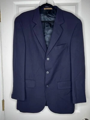 Chaqueta Blazer Abrigo Deportivo Linea Uomo Cellini Para Hombre 38R 100% Lana Azul Marino 38 R Foto 1 de 4