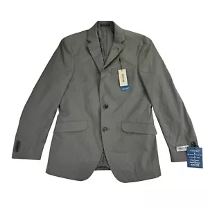 Kenneth Cole Mens Slim Fit Ready Flex Suit Separate Jacket Dark Gray 38R - Picture 1 of 5