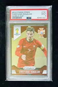 2014 Panini Prizm World Cup Cristiano Ronaldo Card #161 PSA 9 - Picture 1 of 1