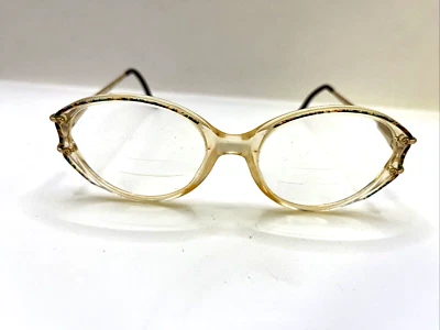 Gafas Luxottica Aura Italia monturas de diseñador solo transparentes 52-19-130 Foto 1 de 4