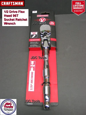 Trinquete de zócalo de cabeza flexible Craftsman 1/2" CMMT86332V serie V Foto 1 de 4