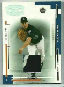 2004 Throwback Threads Tom Glavine Game-worn Jersey Prime Patch #18/25 Mets #129 - Picture 1 of 1
