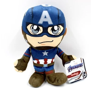Marvel Captain America Plush 8" Sitting Kuricha Bleacher Creatures Avengers NWT - Picture 1 of 12