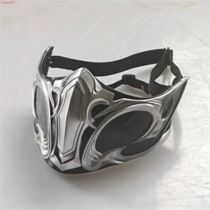 Joycos Elder Sub-Zero Noob Saibot Bi-Han Half Face Mask Cosplay Props Wearable - Picture 1 of 12