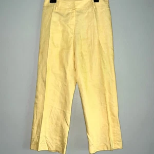 Focus 2000 size 4 linen blend cropped pants - Picture 1 of 7
