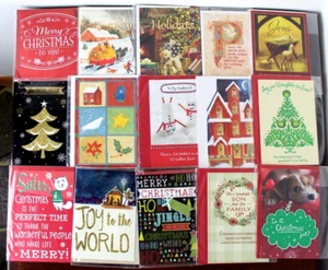 Christmas Holiday Greeting Cards w/ Envelopes 75 Different NEW UNUSED - Lot #3 - Picture 1 of 8
