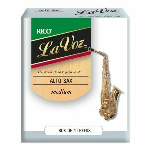 Rico RJC10MD La Voz Alto Sax Reeds Medium 10/box