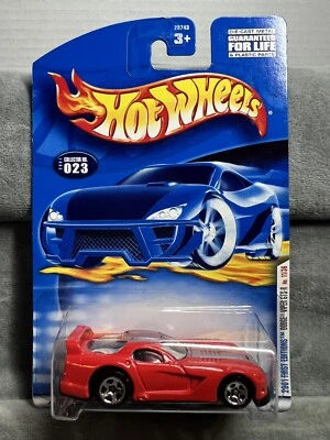 Hot Wheels 2002 первое издание Dodge Viper GTS-R 11/36 023 - Изображение 1 из 4