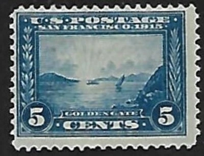 USA 1913 PERF 12 SMALL HR GOLDEN GATE  - Image 1 of 2