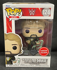 Funko Pop! WWE #124 Ted DiBiase Diamond Collection Gamestop NEW W/Protector
