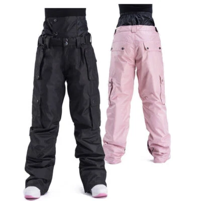 Winter Ski Pants Men Women Windproof Waterproof Warm Ice Snow Trousers Snowboard - Image 1 of 4