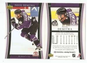 2005-06 Pavol Demitra Kings Rule! Los Angeles Kings Hockey Trading Card #3