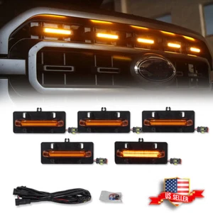 5PCS Amber LED Front Grille Lights For 2021-2023 Ford F150 XL/XLT/XLT Sporting - Bild 1 von 12