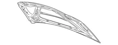 Panel capó conejo original Volkswagen Jetta GTI R32 2005-2010 1K0-823-031-J Foto 1 de 2