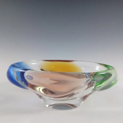 Mstisov Czech Glass Rhapsody Ashtray Bowl by Frantisek Zemek - Image 1 of 4