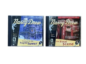 Nancy Drew: The Final Scene PC Game #4 & 5 Interactive Mystery CD-ROM 2001 Jewel - Picture 1 of 5