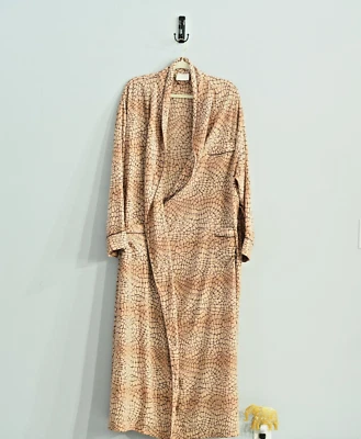 Albornoz Go Softly Mujer Estampado Algodón Puro Ropa de Dormir Vestido 2X Foto 1 de 4