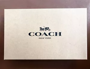 Coach Caja de Regalo 6” X 10” X 2.5” Marrón 🎁 Caja de Regalo NUEVA - Imagen 1 de 4