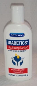 XTRACARE DIABETICS HYDRATING LOTION DRY SKIN RELIEF SOOTHING CREAM 7.5 OZ NEW - Picture 1 of 2