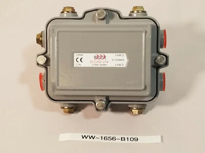 Nuevo divisor de 2 vías CE PCT-HSP-215B, insertador de alimentación de línea 5-1002 MHz Foto 1 de 4