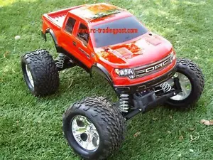 Ford Raptor SVT maßgeschneiderte lackierte RC-Karosserie 1/10 (Stampede, Granit, Vulkan) - Bild 1 von 4