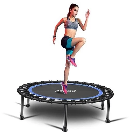 NEWAN 40" Silent Mini Trampoline Fitness Bungee Rebounder Jumping Cardio Trainer