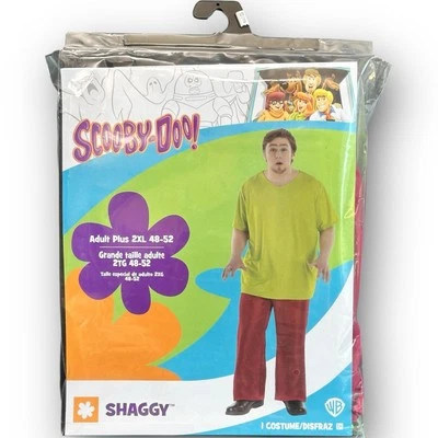 Disfraz de Halloween peludo para adulto talla grande 2XL 48-52 Scooby-Doo camisa y pantalones NUEVO  Foto 1 de 4
