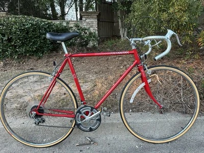 Vintage Peugeot Carbolite 103 Road Bike 57cm Frame Sachs Huret Groupset Red - Image 1 of 4
