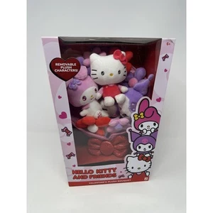 NEW Hello Kitty And Friends Valentines Plush Bouquet 3 Removable Characters 2025 - Picture 1 of 5